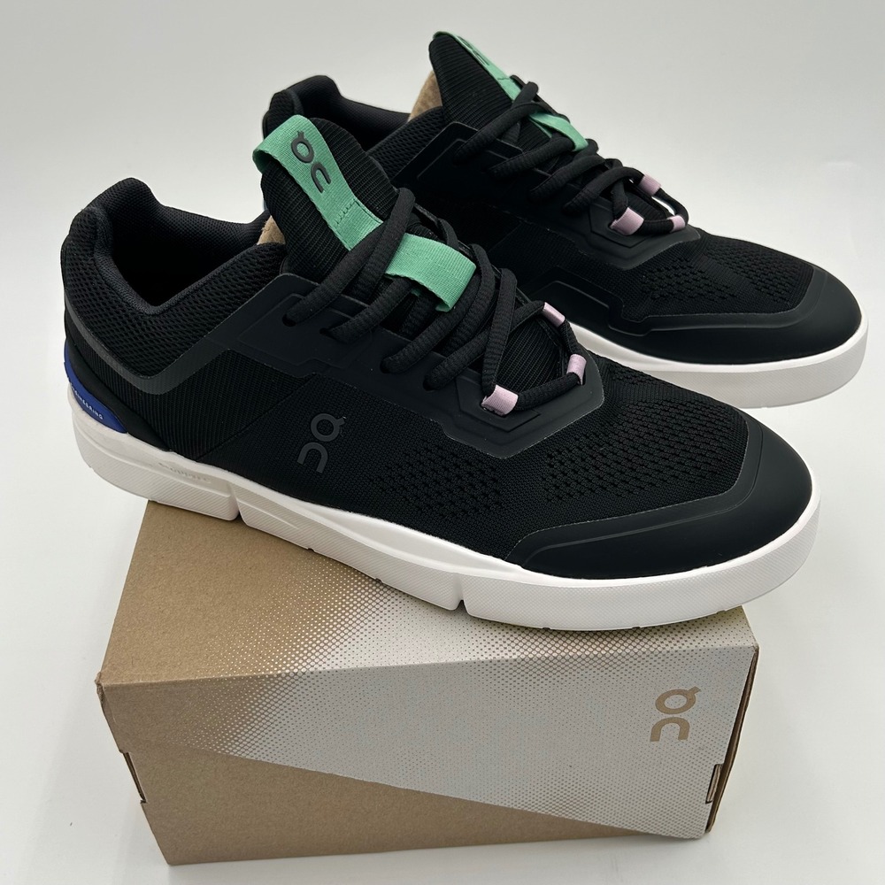 On Cloud The Roger Spin Black Indigo Women's Sneakers Size 9 New With Box